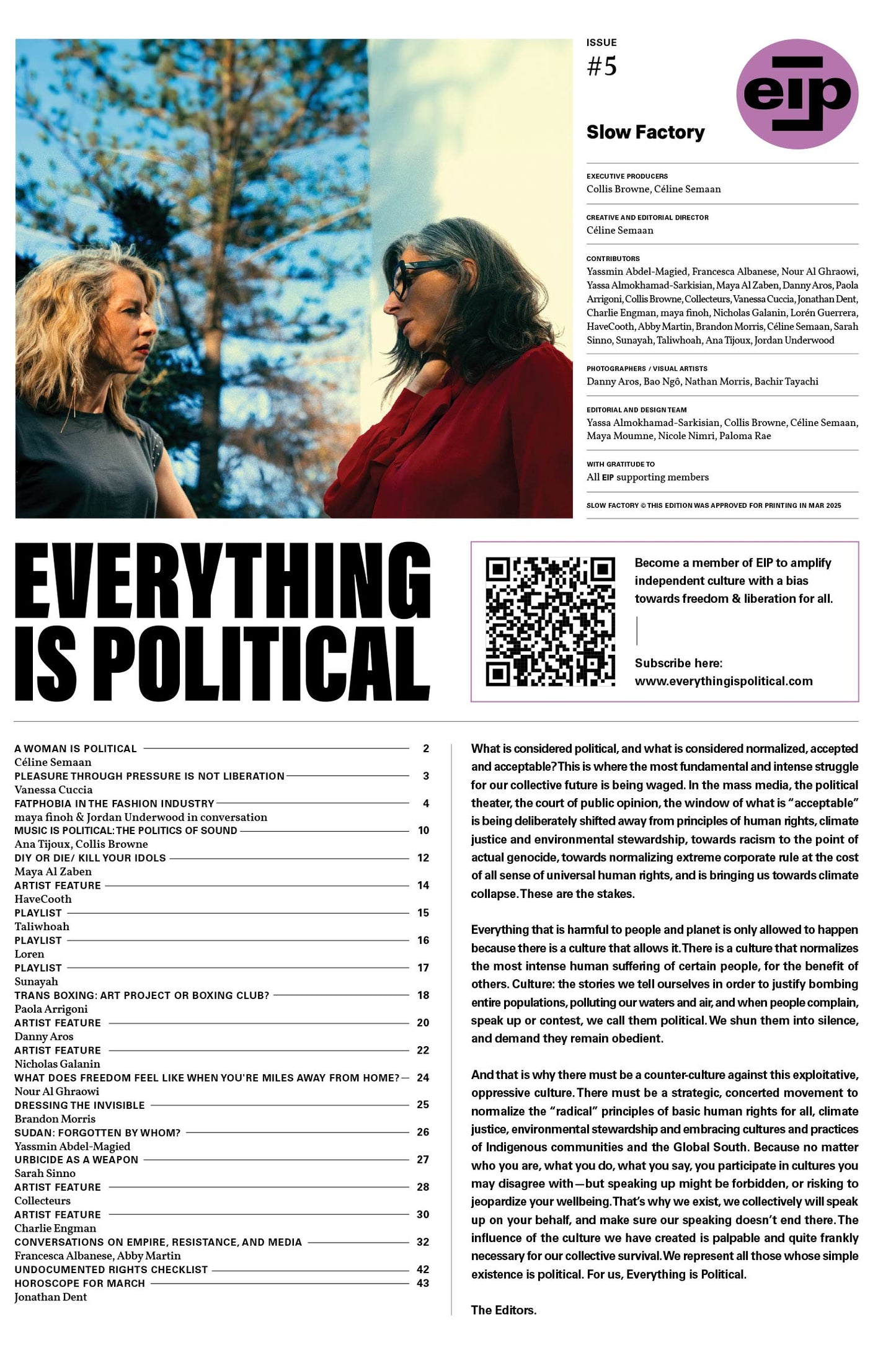 Everything is Political – Issue #5